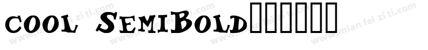 cool SemiBold字体转换